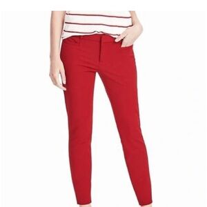 Banana Republic Red Petite Sloan Pants